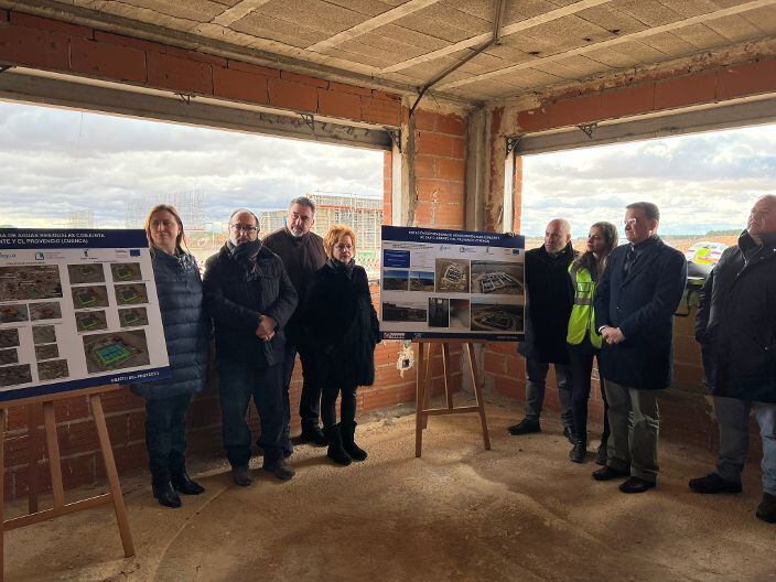 Visita a las obras de la nueva depuradora de San Clemente y El Provencio