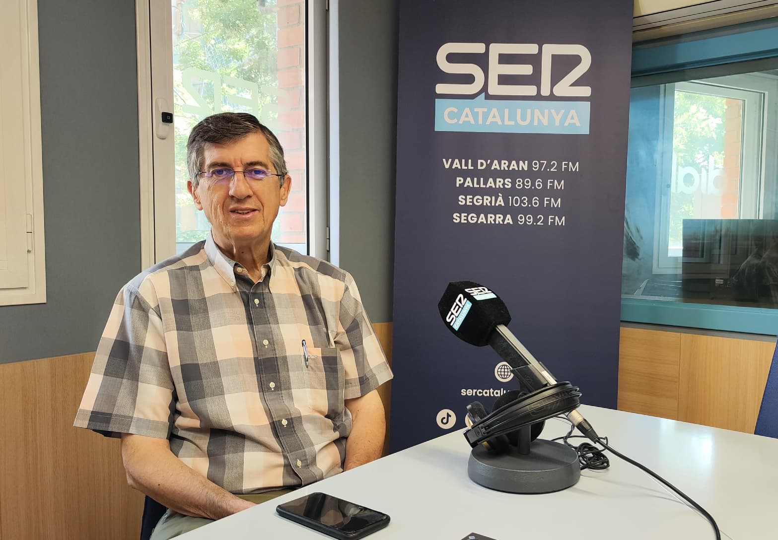 Toni Cabero, de La Traca Events, durant l'entrevista a l'Empresaris de Ràdio Lleida-SER Catalunya.