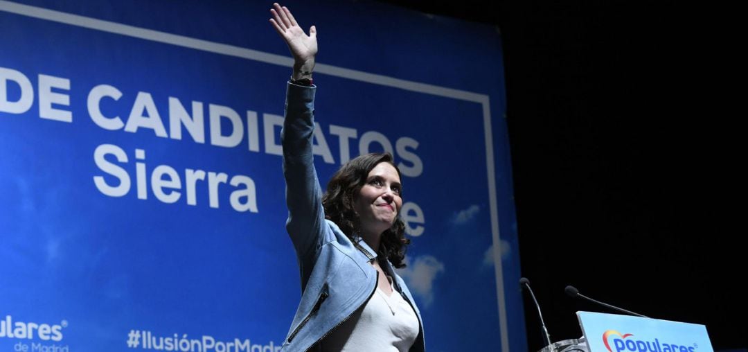 La candidata del PP a la Presidencia regional, Isabel Díaz Ayuso.