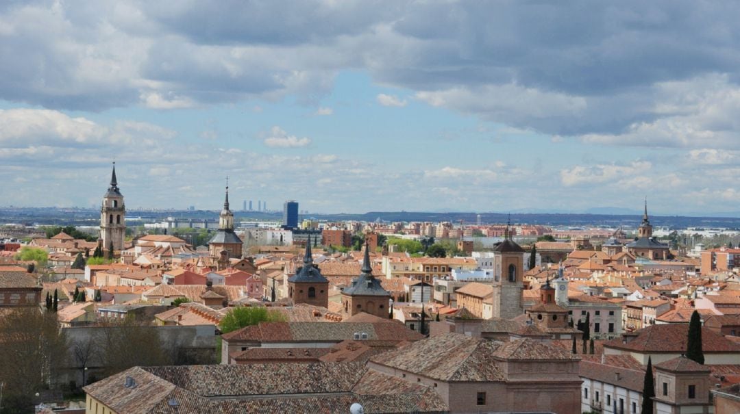 Foto panorámica de Alcalá de Henares. 