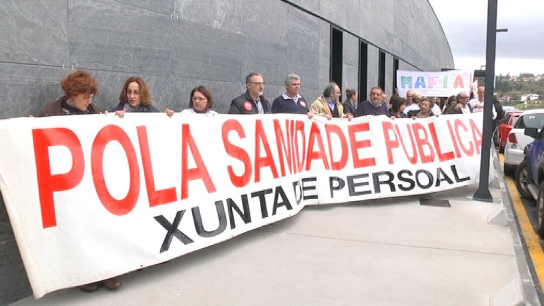 Manifestación en defensa de la sanidad pública