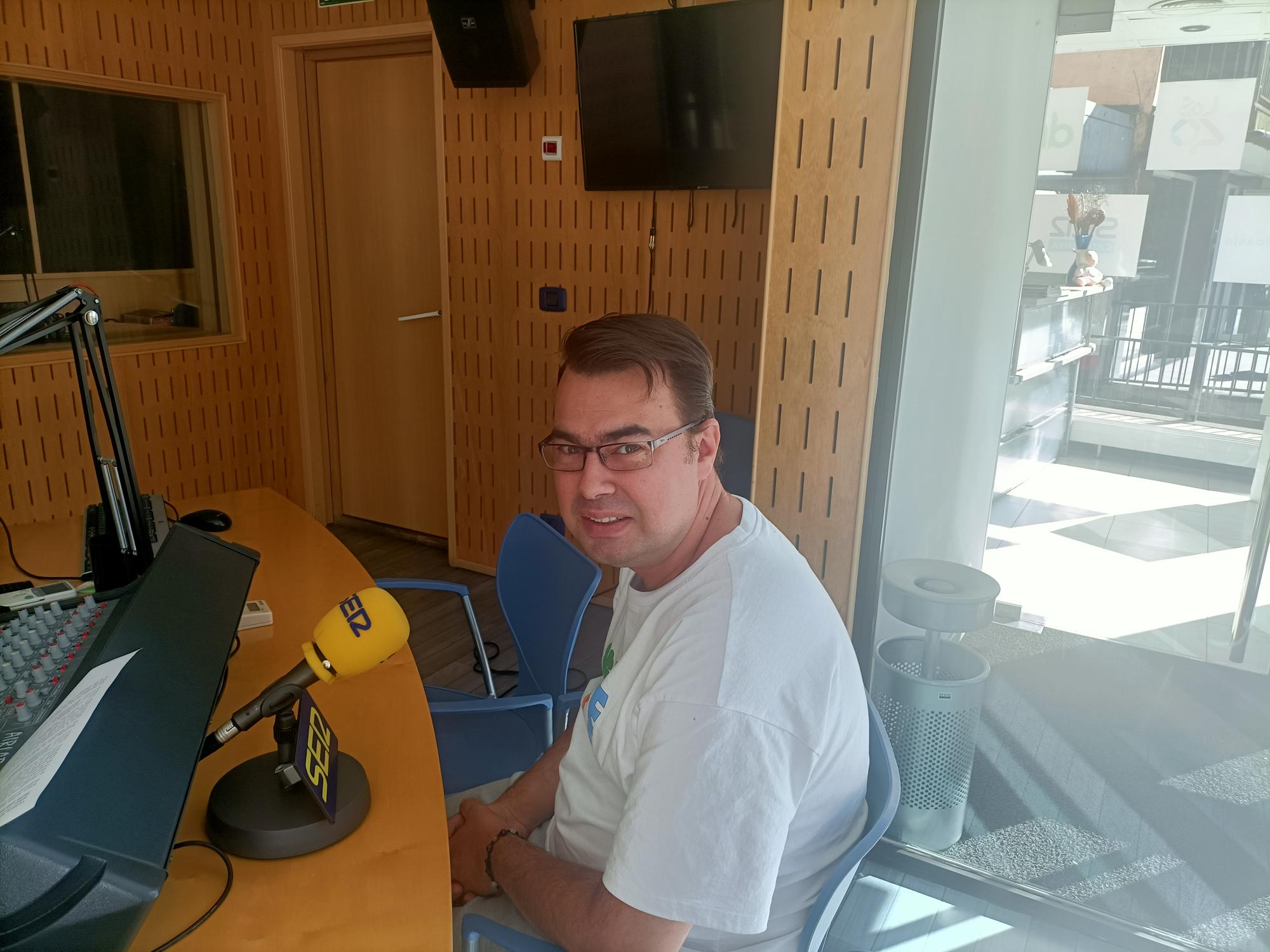 El president de l'ACU, Lluís Ferreira, durant una entrevista a la SER.