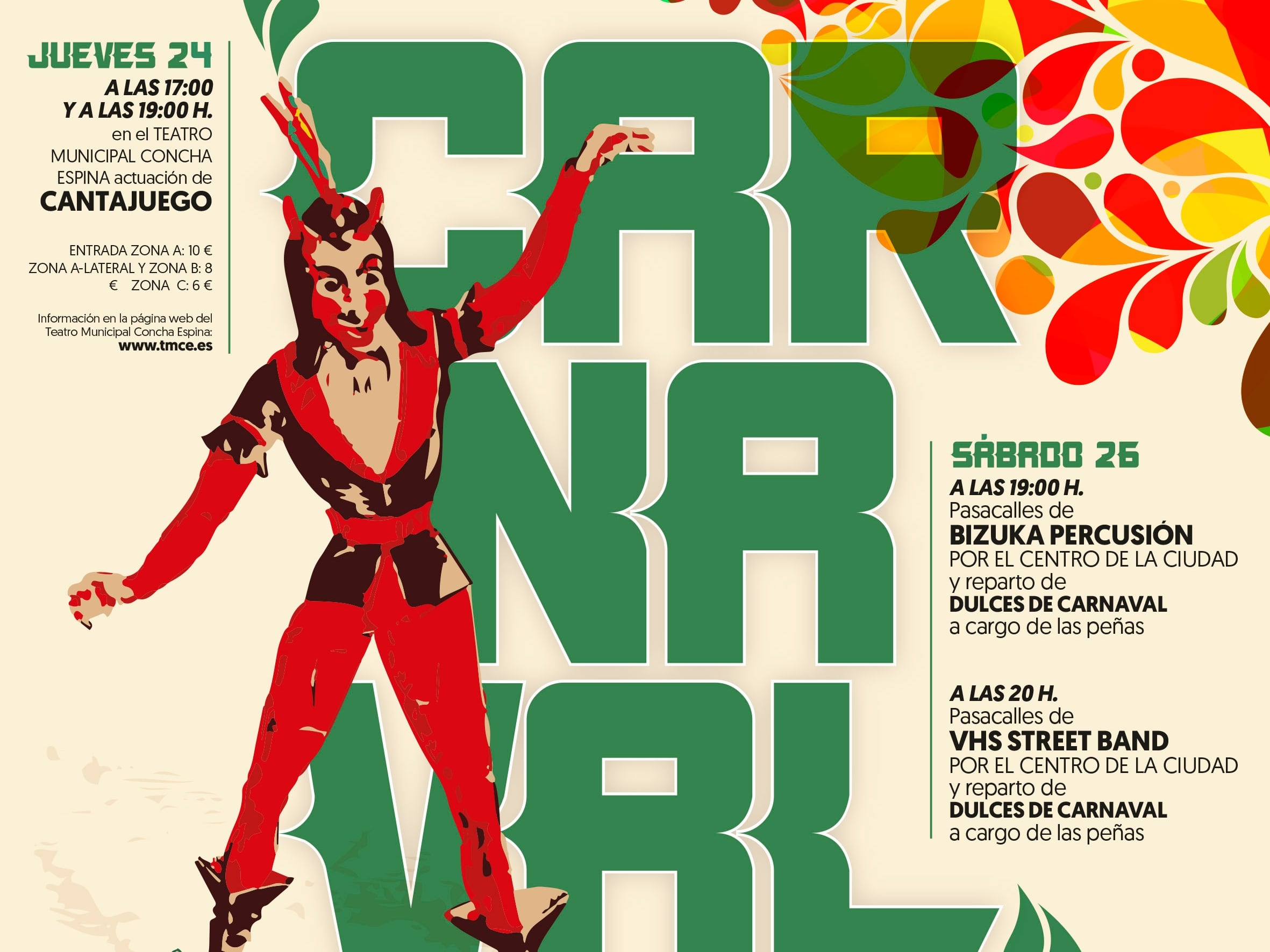 Cartel Carnaval 2022 de Torrelavega.