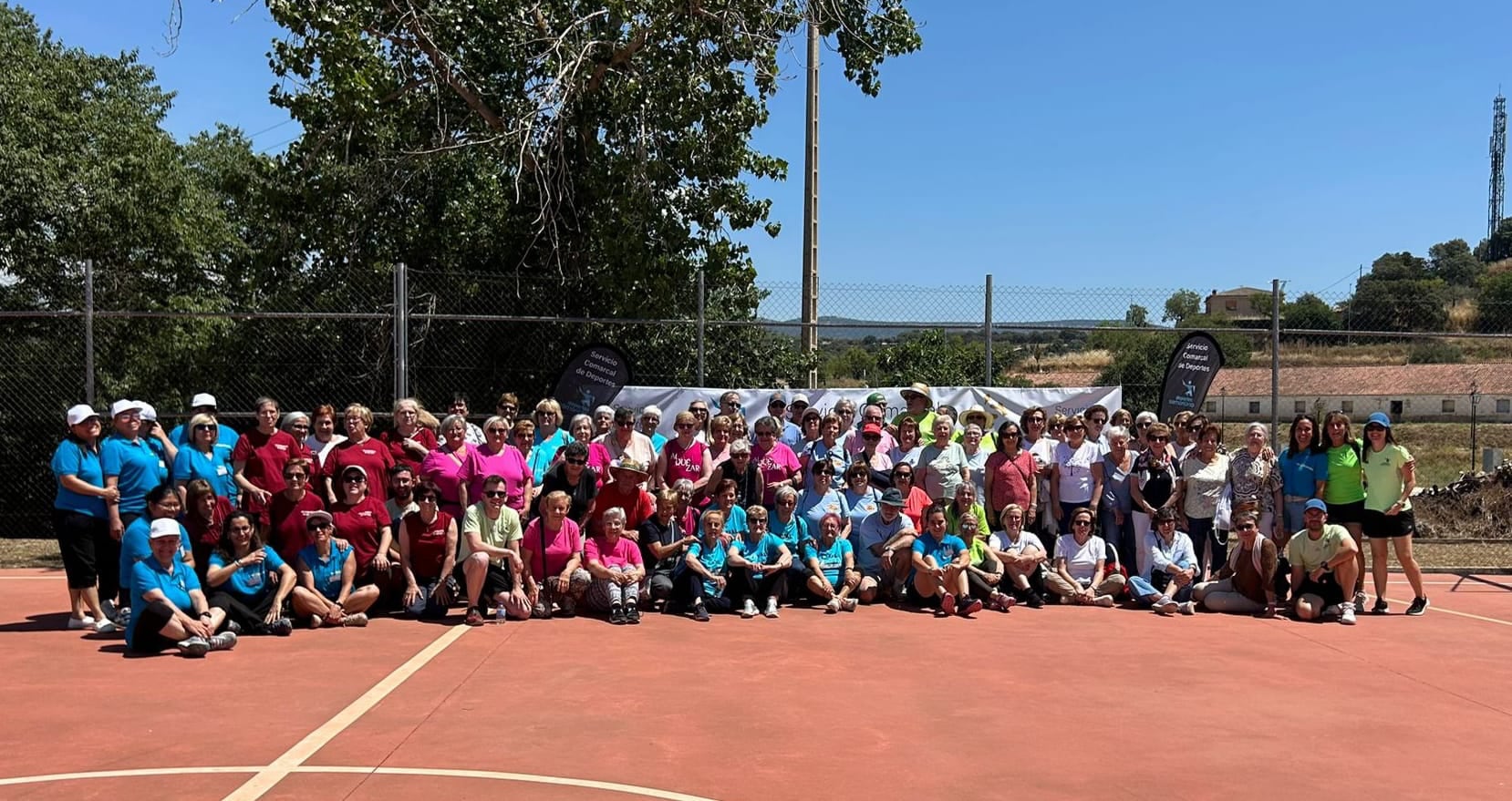 Participantes jornada deportiva comarcal Bierge