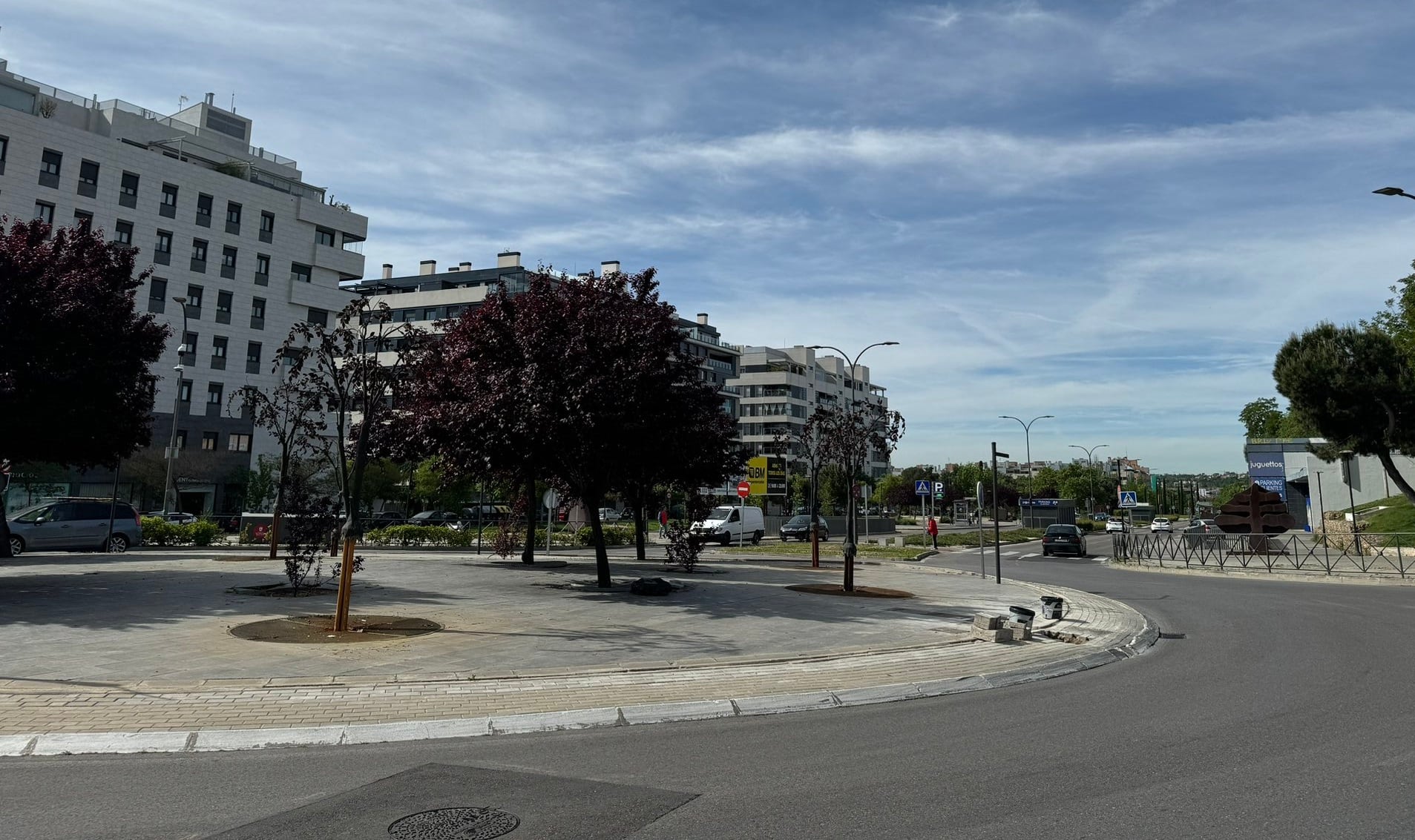 Lugar del apuñalamiento de un joven en San Sebastián de los Reyes