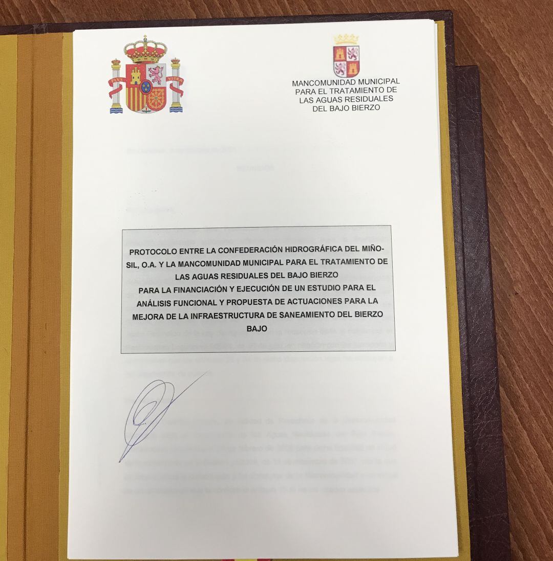 Se firma el protocolo para actuaciones