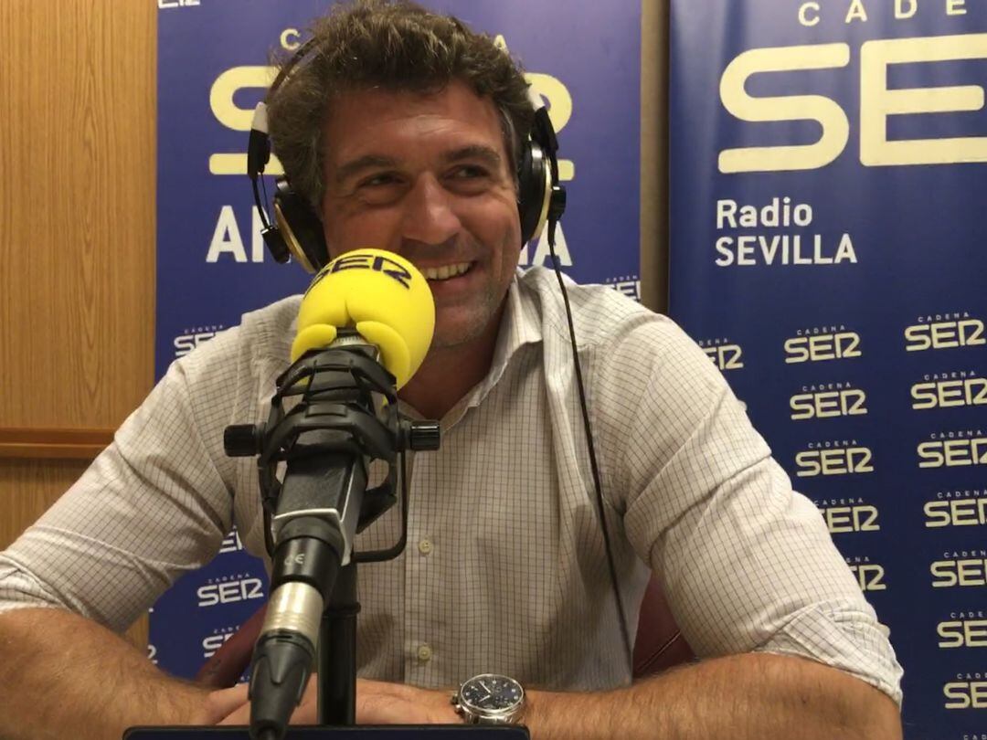 Manuel Bernal durante la entrevista en Hoy por Hoy Sevilla 