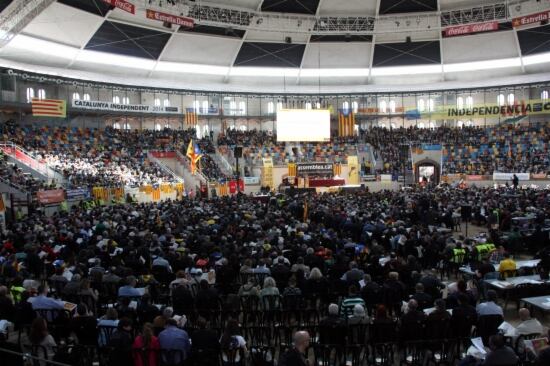 Vista general de la Tarraco Arena Plaça de Tarragona, on ha tingut lloc l'assemblea general de l'ANC