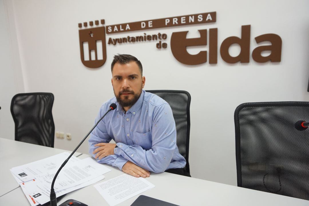 Javier Rivera, portavoz de Esquerra Unida Elda