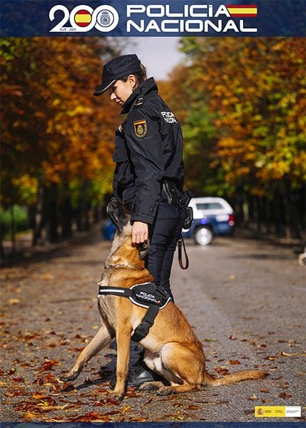 Unidad Canina de la Policía Nacional en Vigo