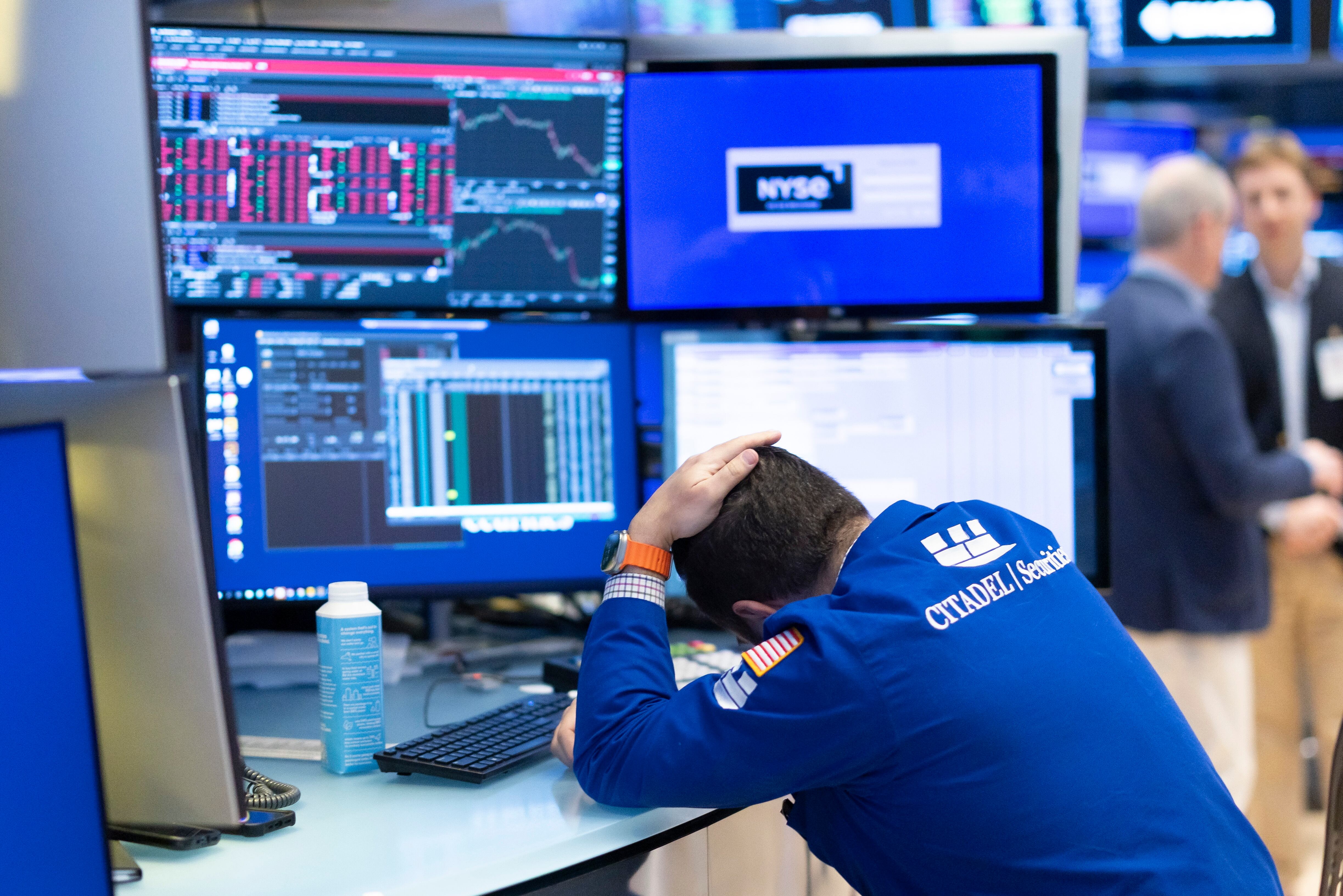 Una imagen de la bolsa de Nueva York este miércoles.