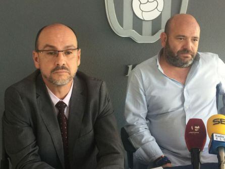 José Mª roig (I) con David Aguilar