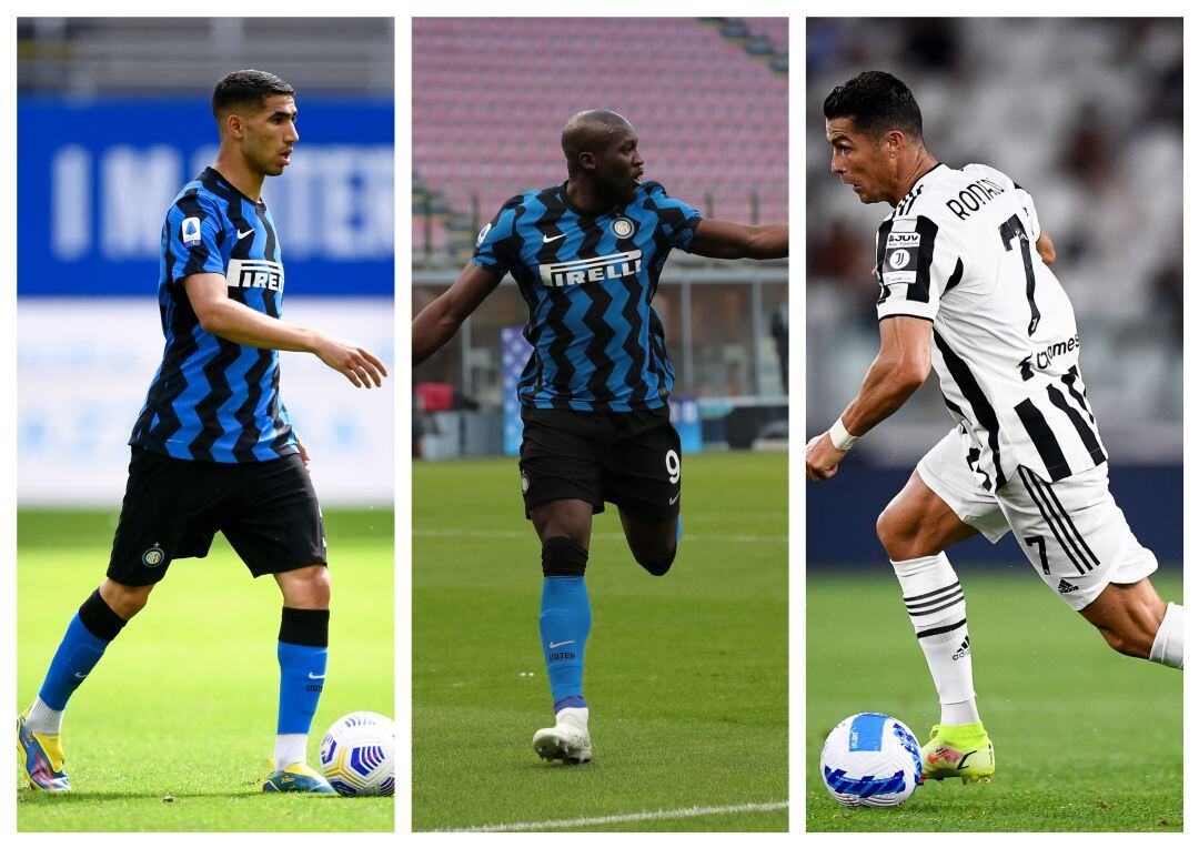 Achraf, Lukaku y Cristiano Ronaldo