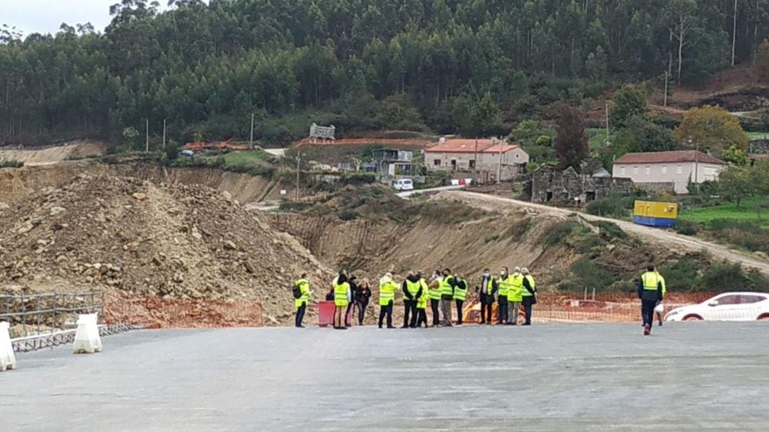 Obras del tramo de la circunvalación de Pontevedra