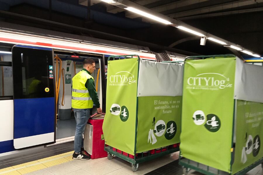 El transporte de mercancías en las líneas 3 y 12 de Metro de Madrid servirá de ejemplo en La India