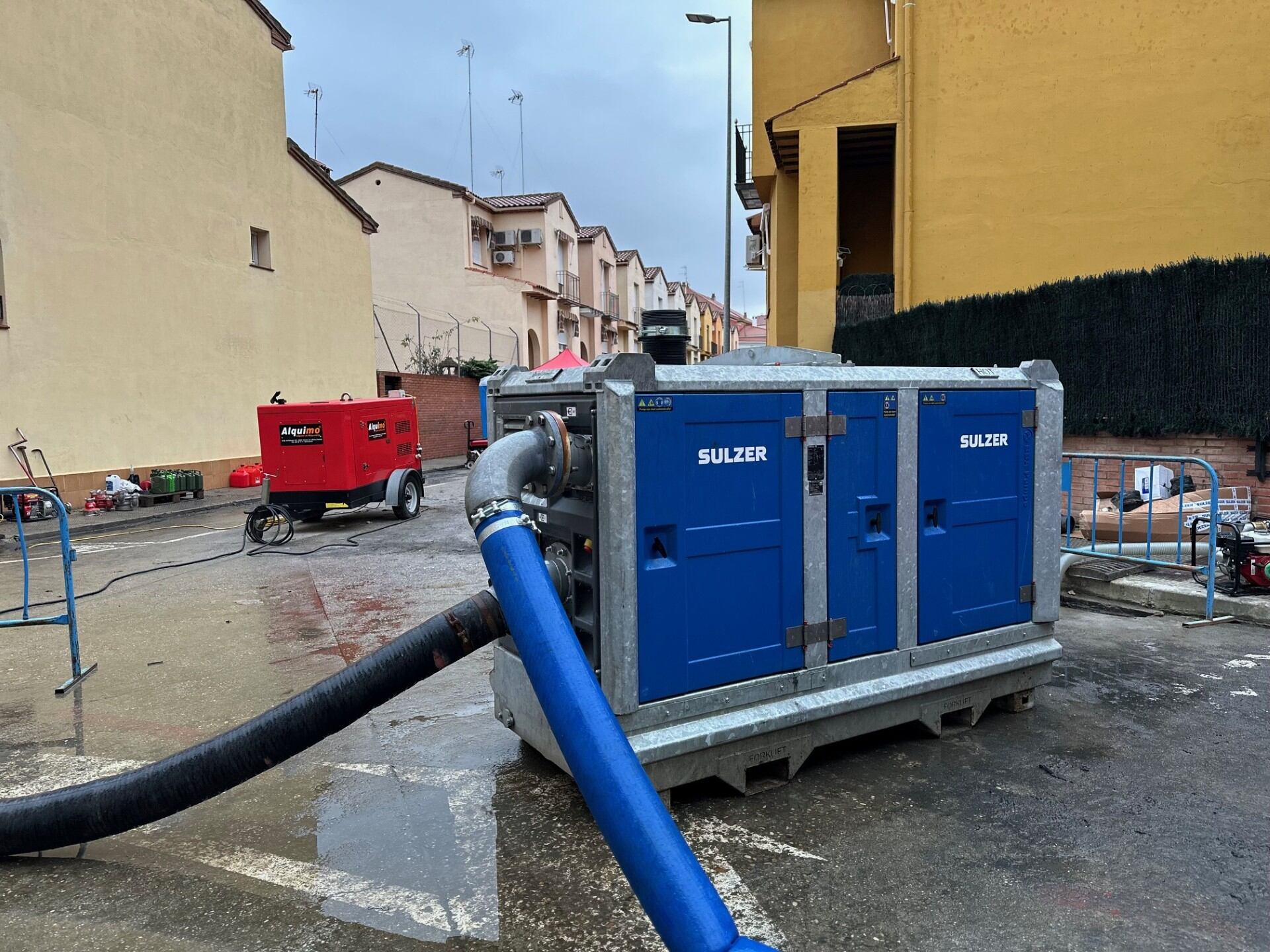 Bombas de achique en Entretorres (Talavera de la Reina)
