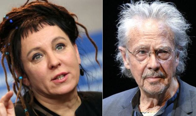 Olga Tokarczuk y Peter Handke, son los premios Nobel de 2018 y 2019, respectivamente.