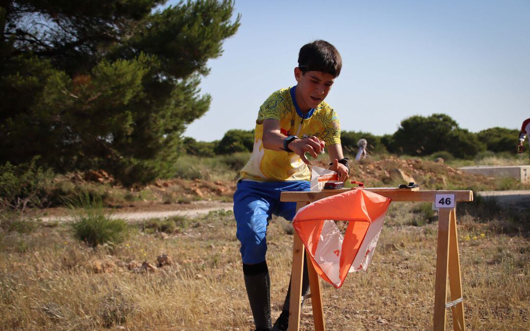 Montes en plena competición