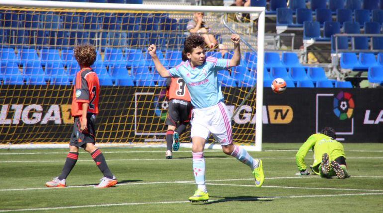 Un gol del Celta frente a la Real Sociedad