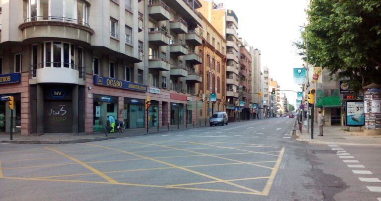 Una imatge d'arxiu de la carretera de Barcelona.