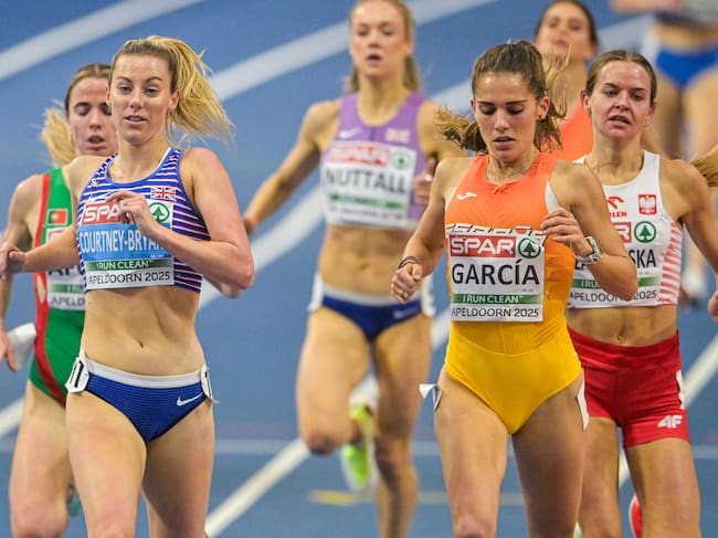 Marta García disputando el 3000 metros lisos en el campeonato de Europa de Apeldoorn, Países Bajos (Photo by Andy Astfalck/BSR Agency/Getty Images)