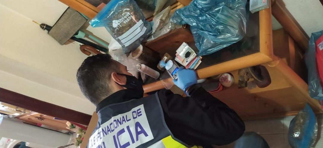 Droga incautada en la playa de Gandia 