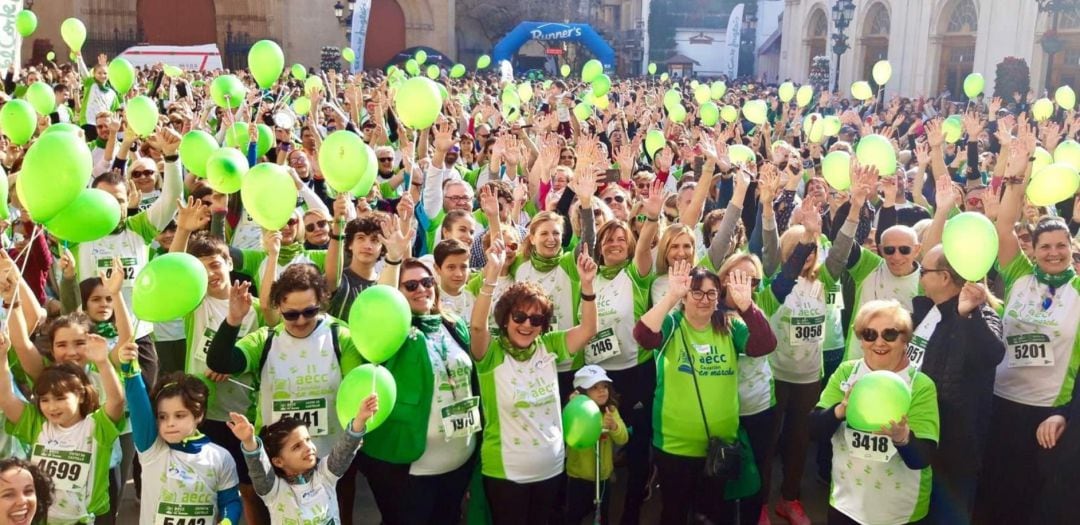 Imagen de la marcha contra el cáncer