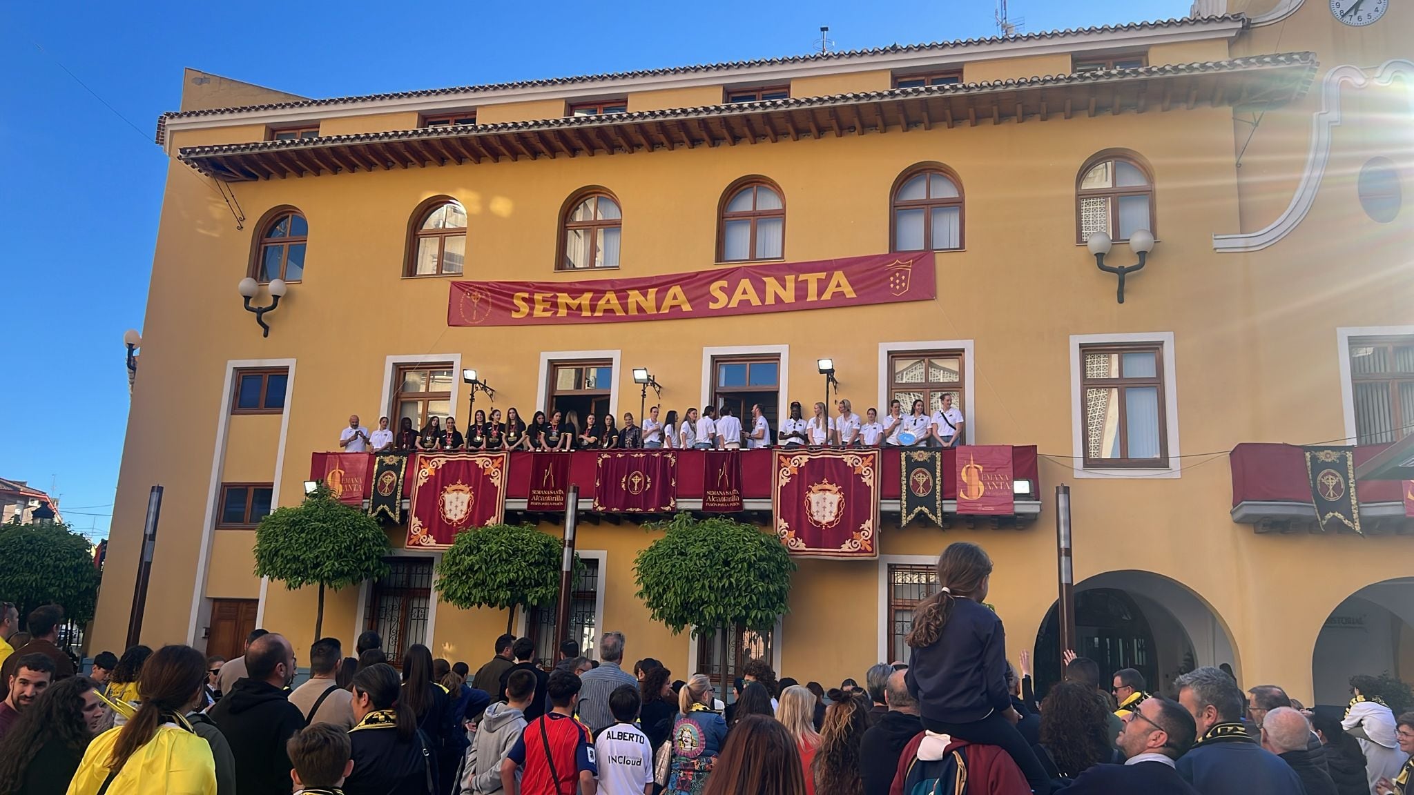 Alcantarilla homenajea al Jairis por la Copa y la Minicopa.