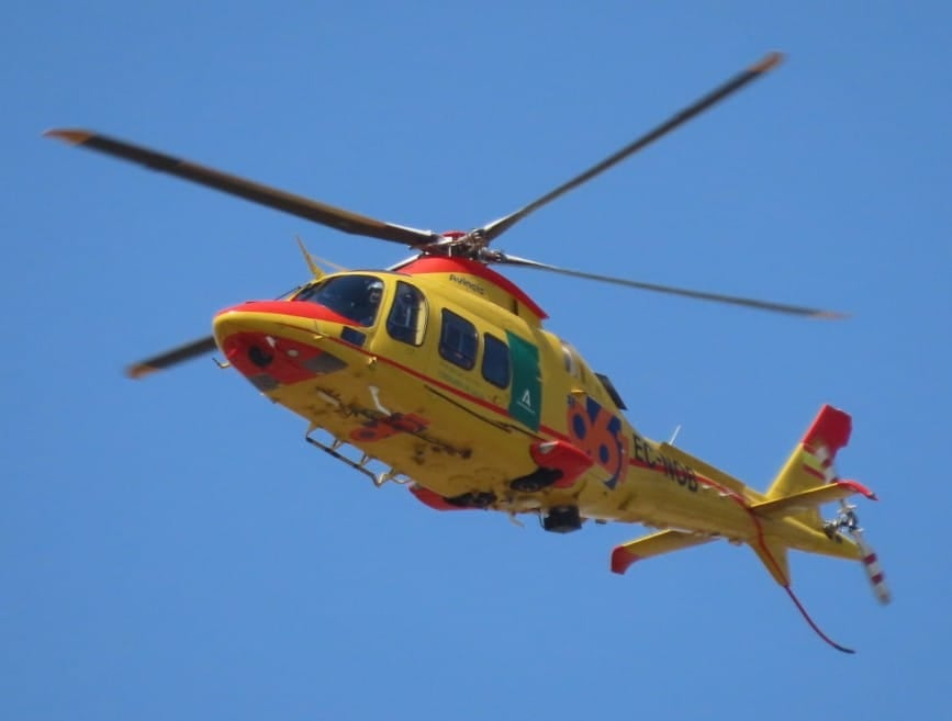 Helicóptero del 061 en Córdoba