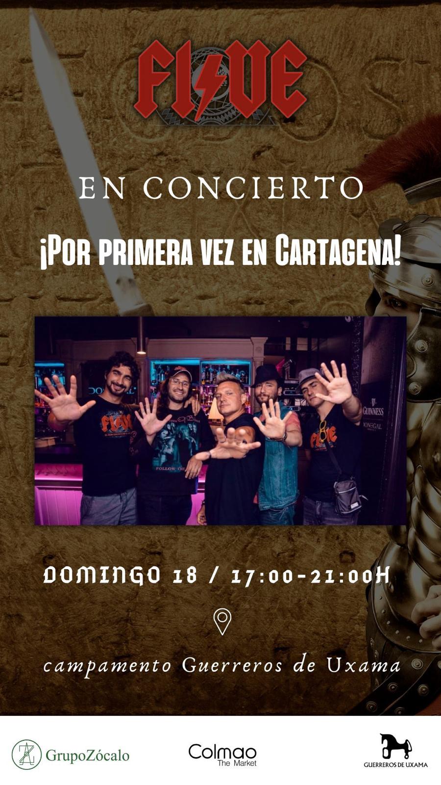 Concierto Five en Guerreros de Uxama