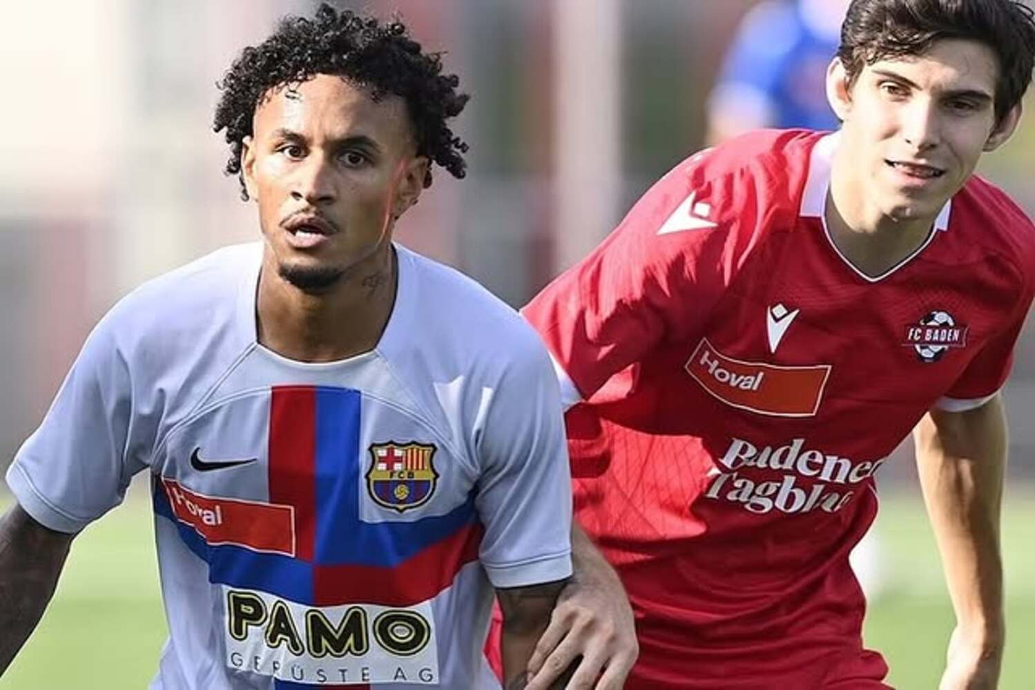 El YF Juventus de Zúrich reutiliza camisetas del Barça