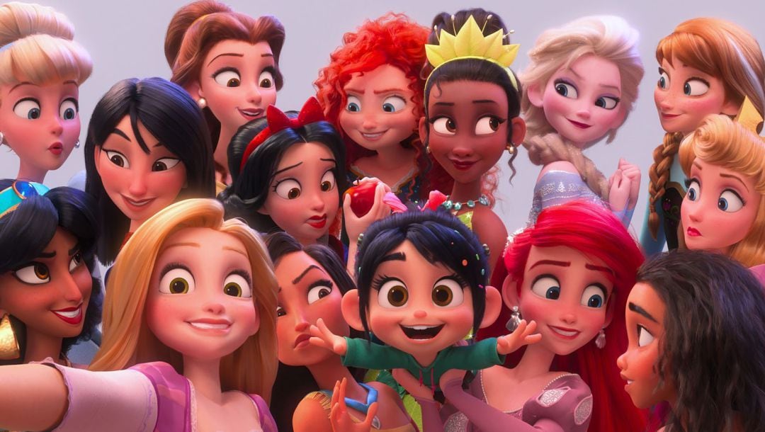 Las princesas Disney se reúnen en Ralph Rompe Internet.