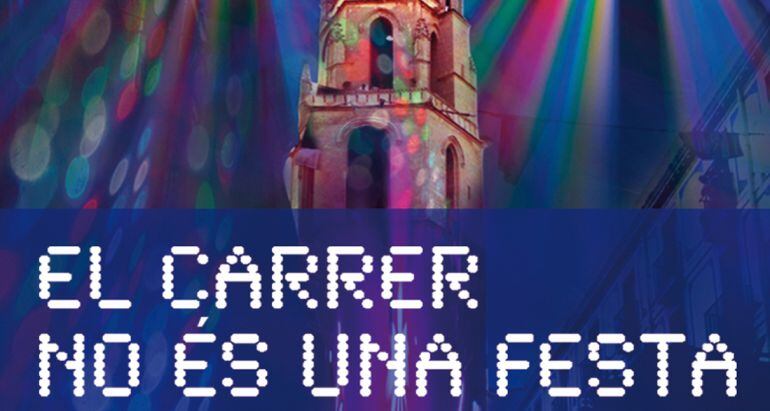 Cartell d&#039;una de les campanyes de promoció del civisme a les nits de Reus.