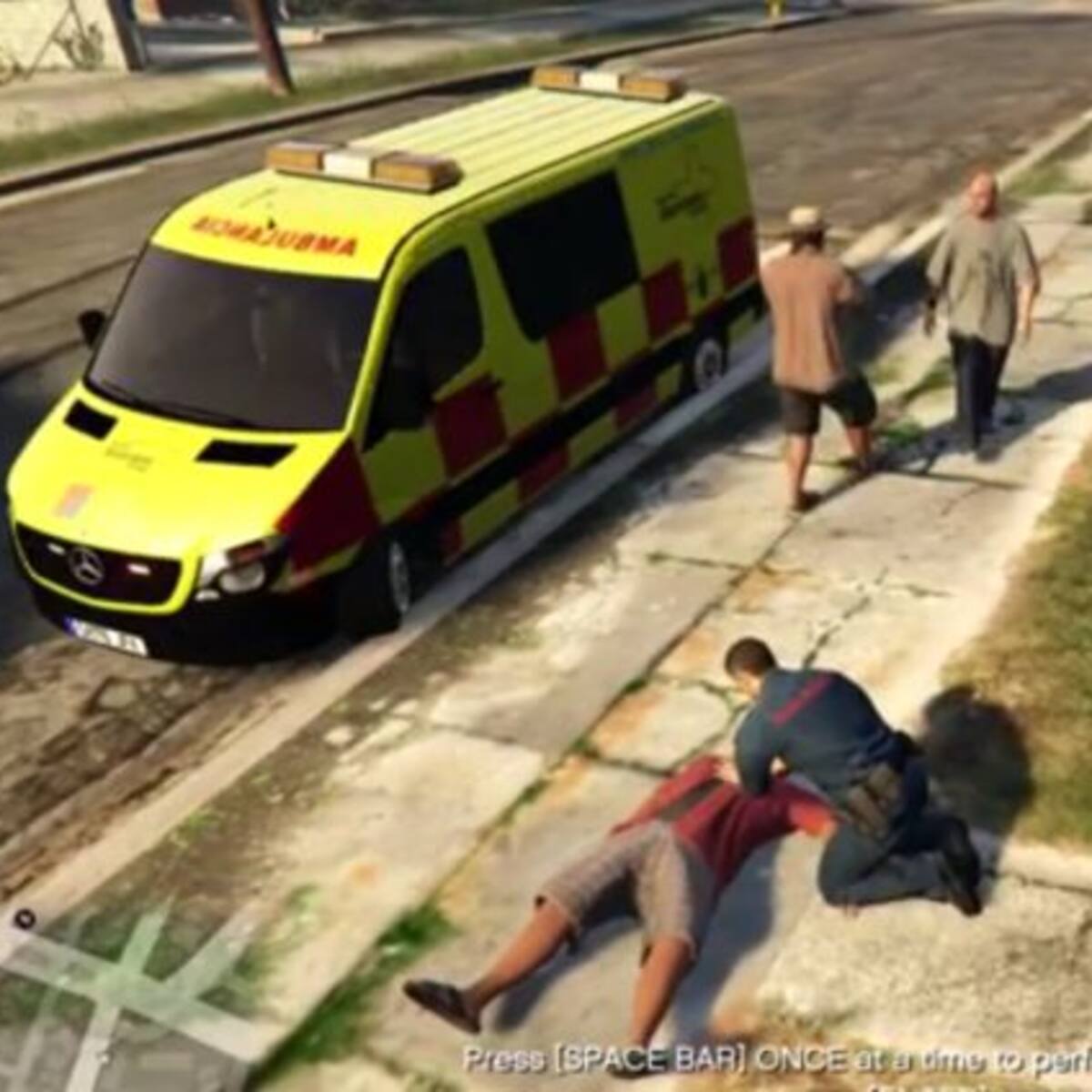 En el GTA V se pueden salvar vidas