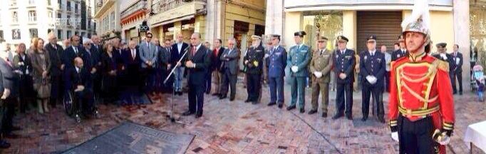 Acto del día de la Constitución en Málaga