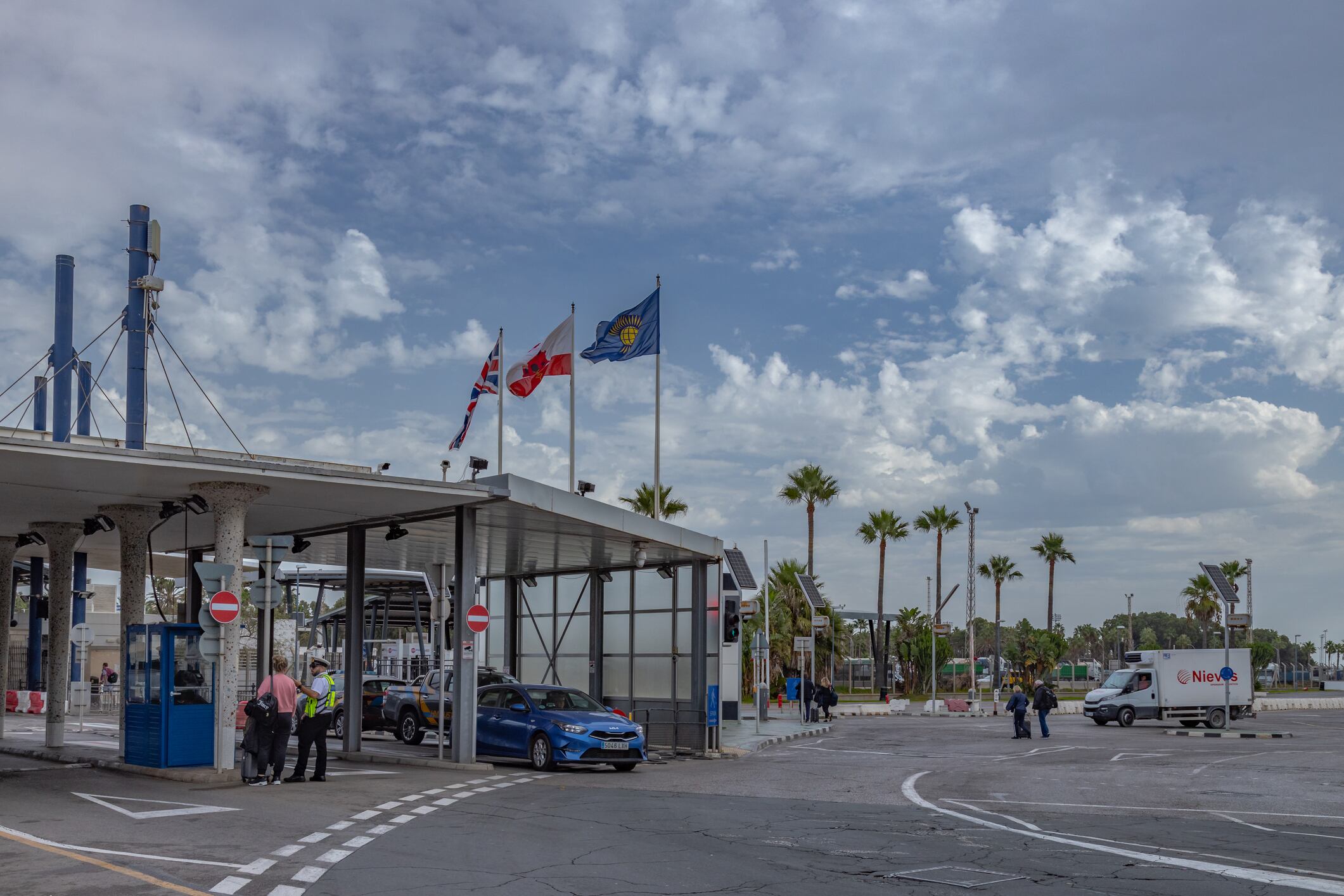 Frontera Gibraltar-España.