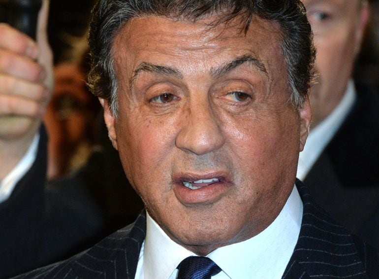 Sylvester Stallone en la premier europea de Creed, el pasado 12 de enero.