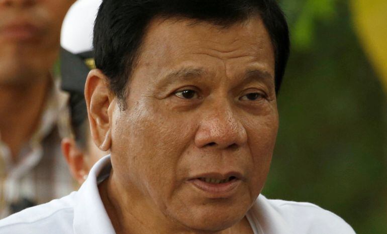 El presidente filipino Rodrigo Duterte.