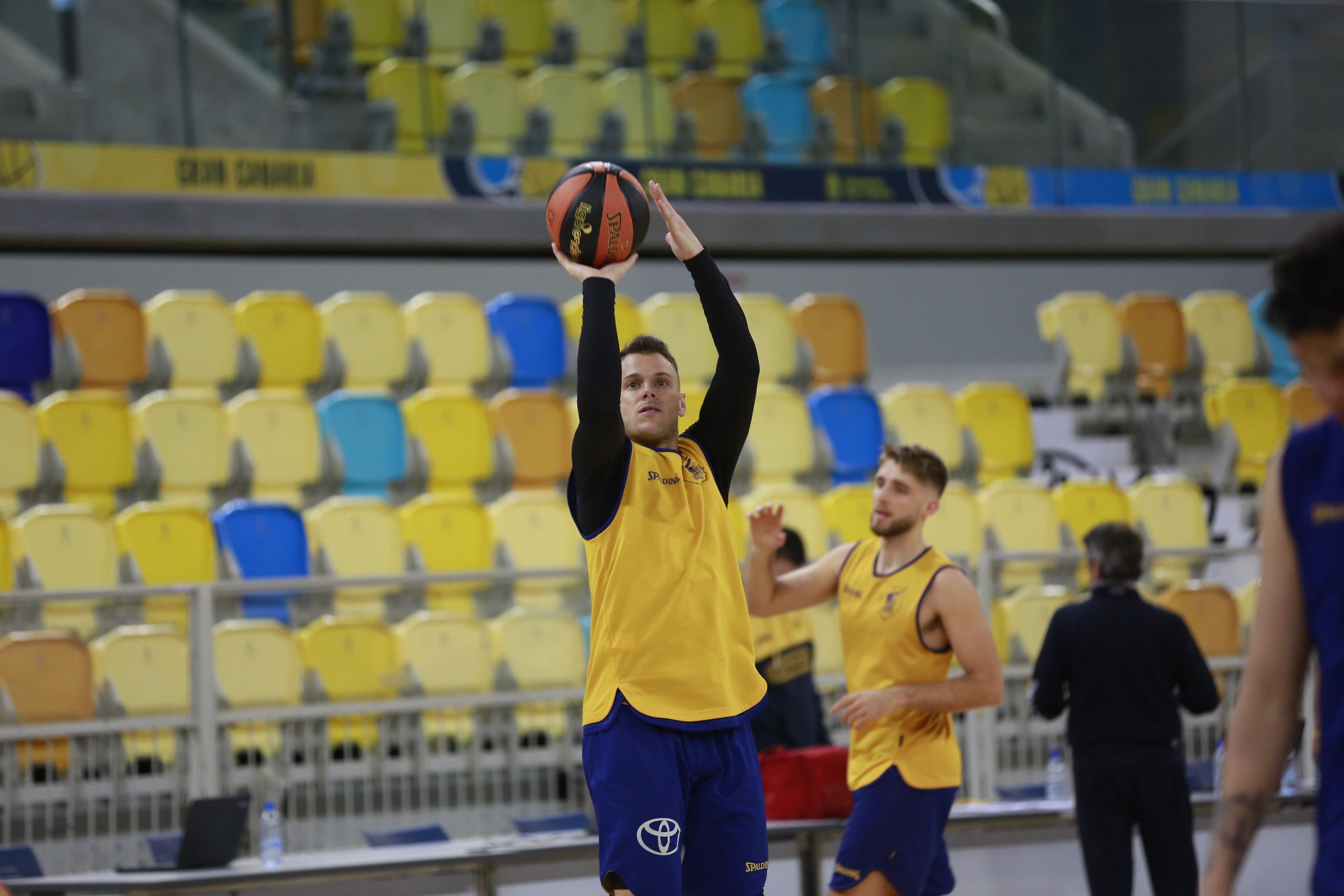 Entrenamiento del CB Gran canaria