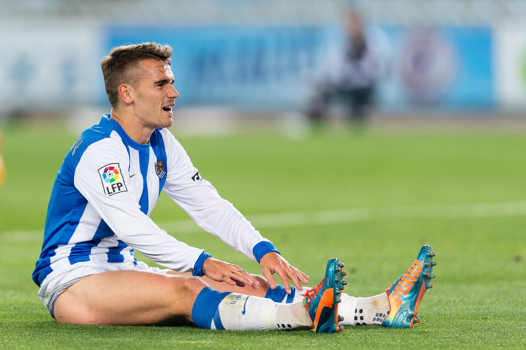 Antoine Griezmann, durante su etapa en la Real Sociedad