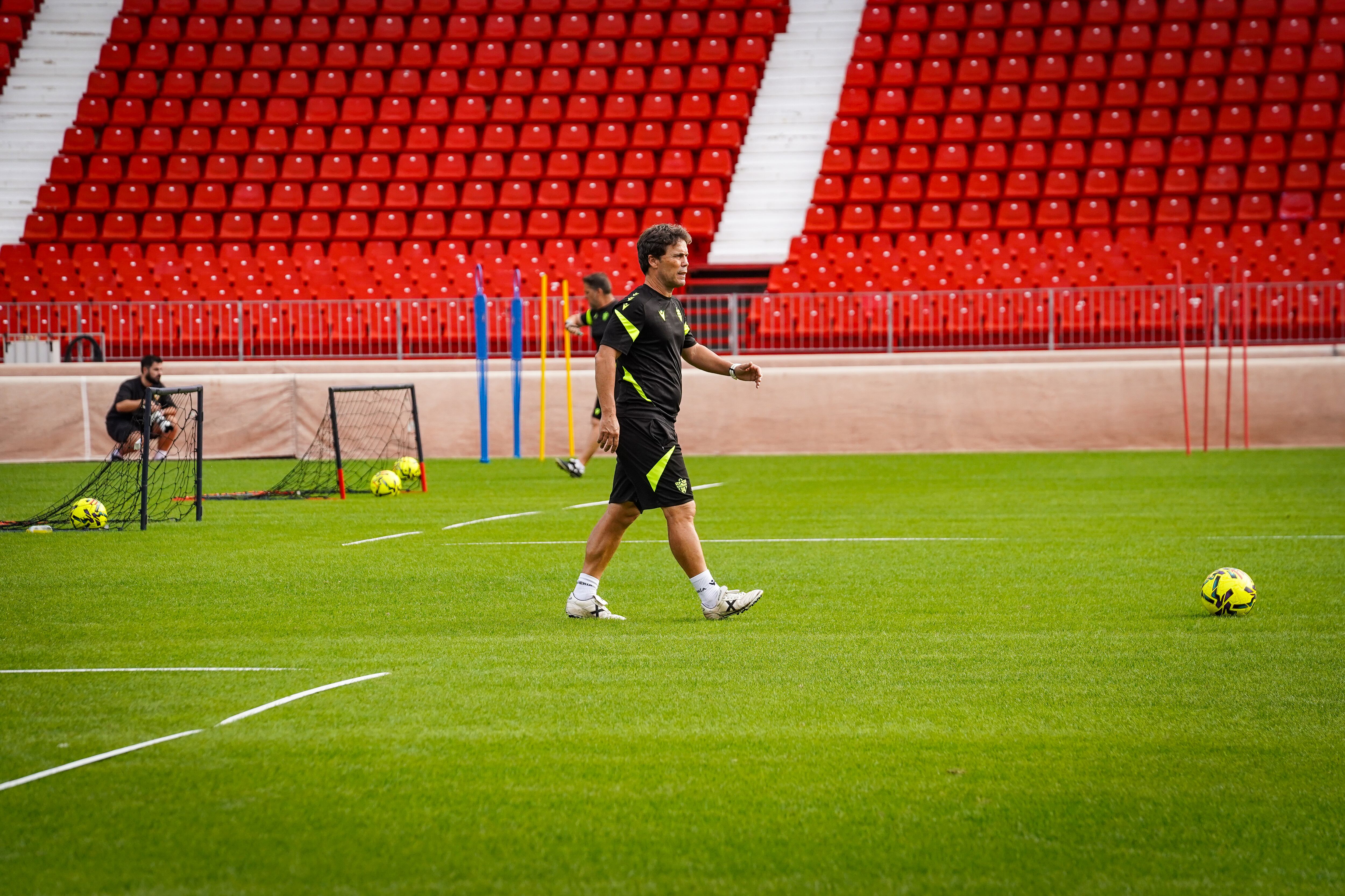 Rubi, en el Estadio de los Juegos Mediterráneos.