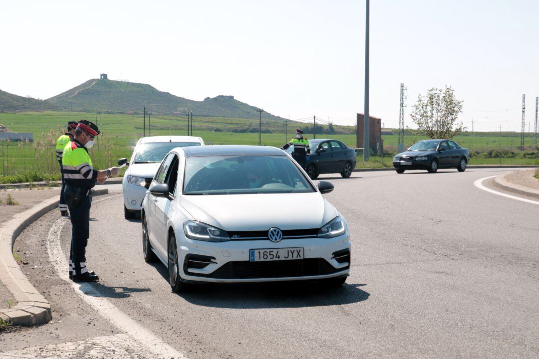 Control dels mossos d'esquadra el passat mes d'abril