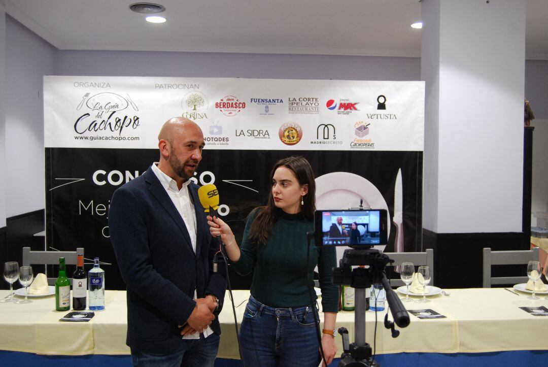 Nacho Gancedo, organizador del evento y Sandra Moreno