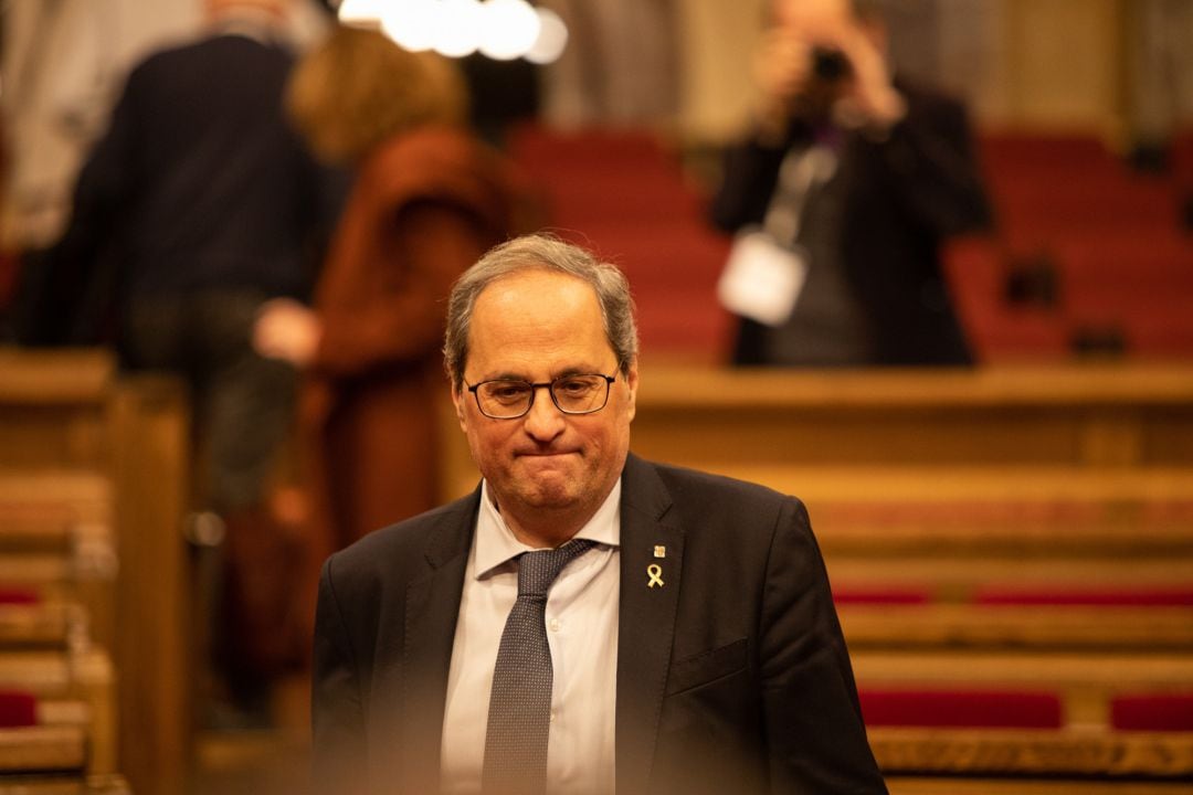 El presidente de la Generalitat, Quim Torra