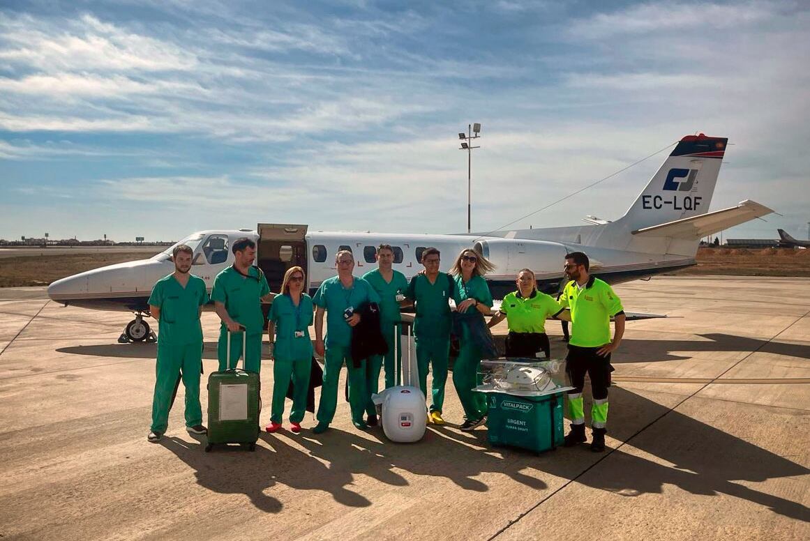 Equipo de trasplante de órganos del hospital La Fe de València.