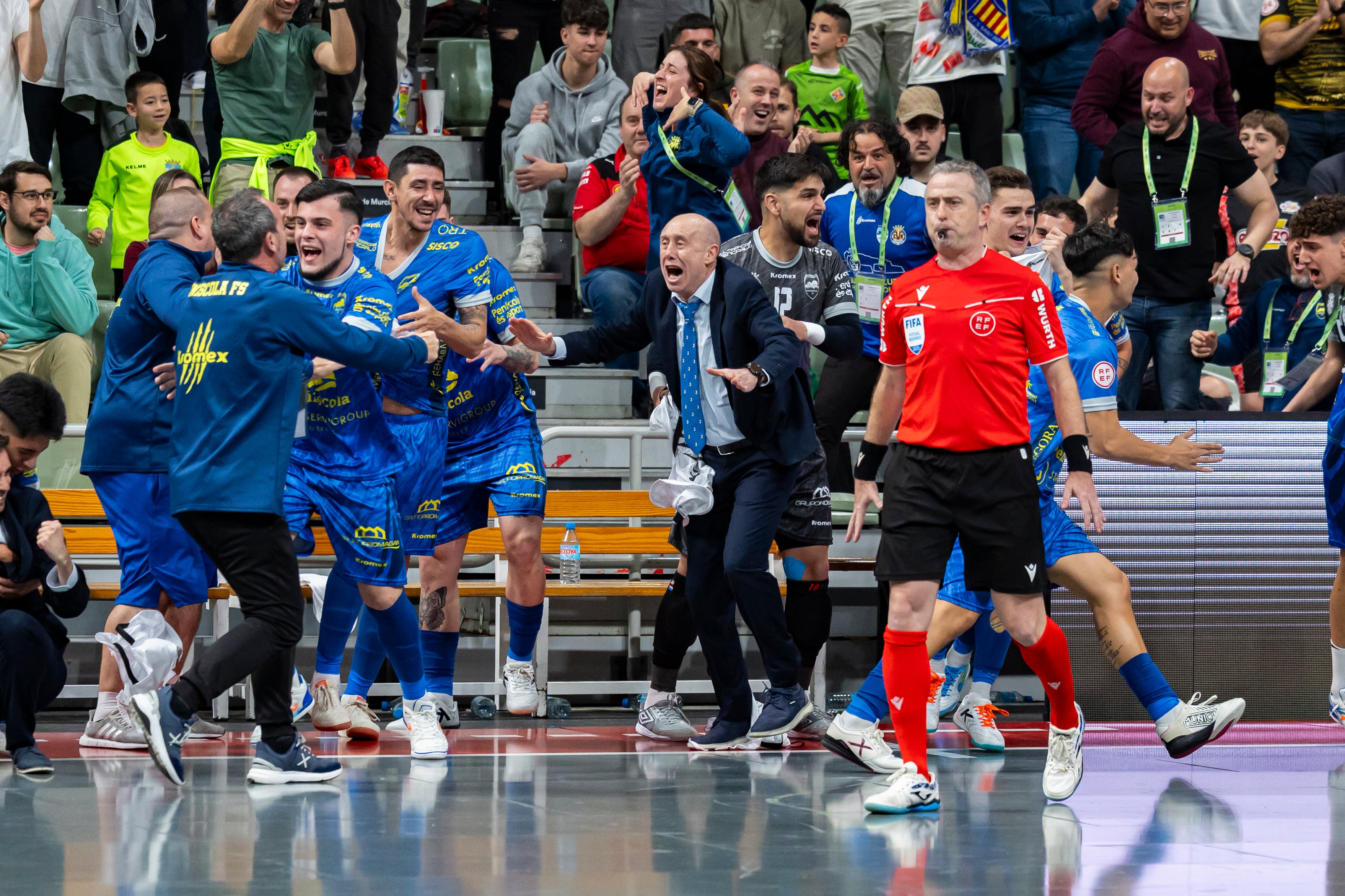 2025-03-23
Illes Balears Palma Futsal - Servigroup Peñíscola
Final Copa de España de futbol sala
SOLO USO EDITORIAL, SOLO DISPONIBLE PARA ILUSTRAR LA NOTICIA QUE ACOMPAÑA (CRÉDITO OBLIGATORIO)
EDUARDO CANDEL REVIEJO/RFEF