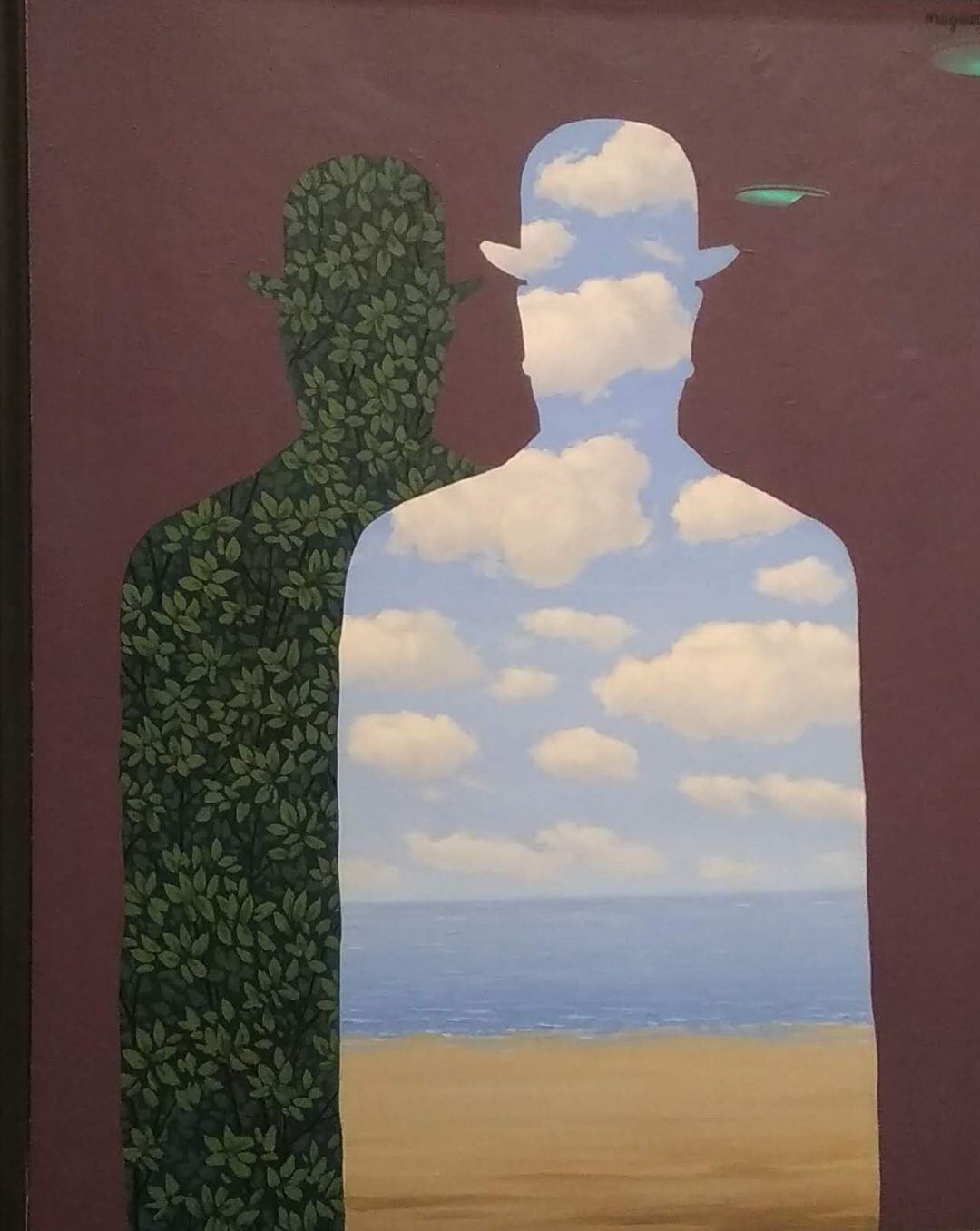 Obra de Magritte en el Museu de Belles Arts de Castelló