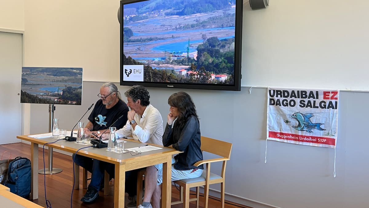 La plataforma Guggenheim Urdaibai Stop da por finalizada su campaña sin respuesta de las instituciones