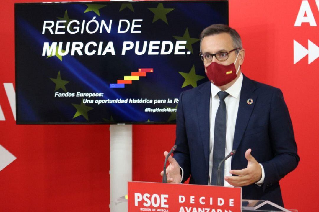 Diego Conesa, Secretario general del PSRM-PSOE