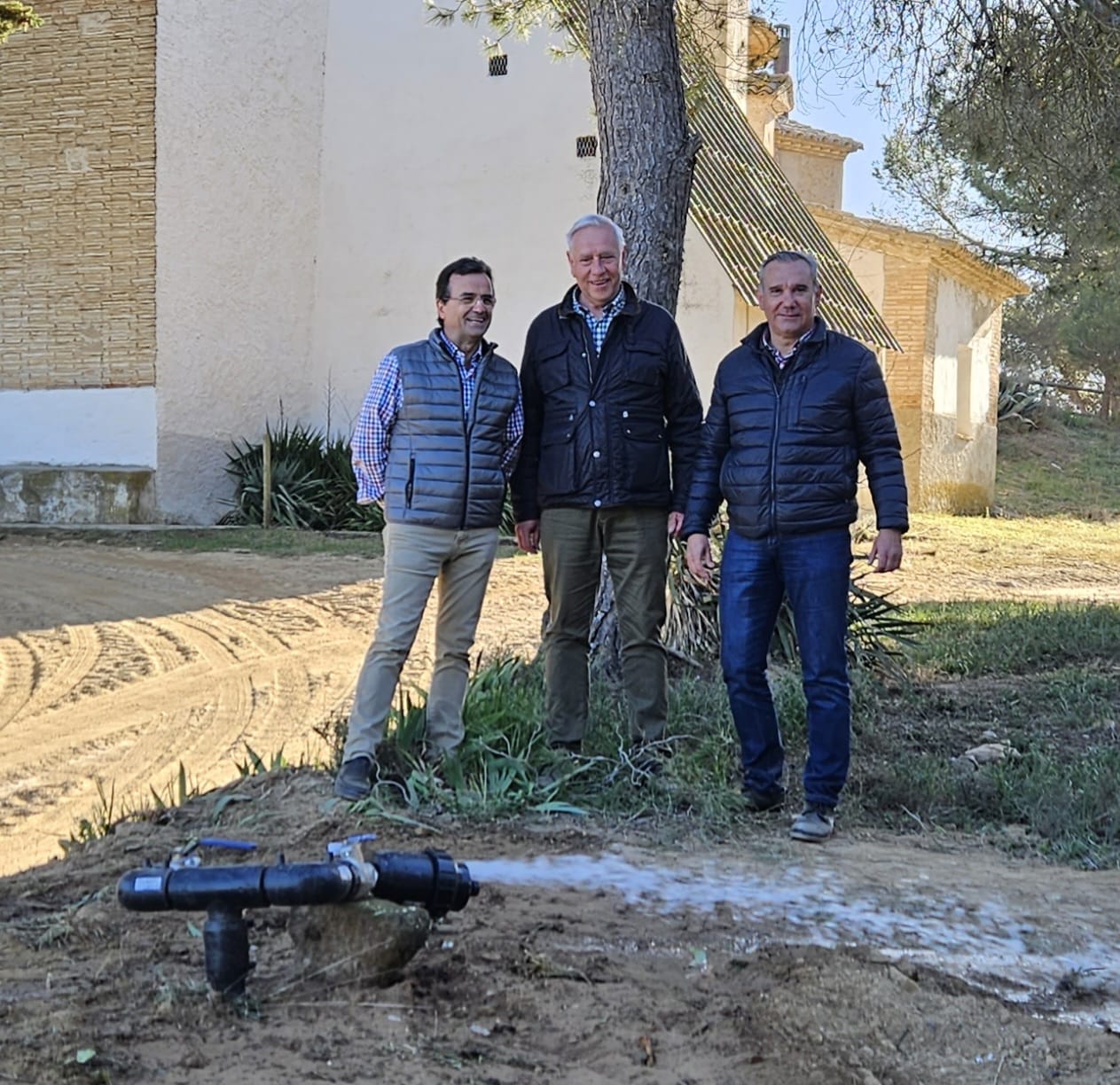 El regadío ha llegado a la ermita de Almunia de San Juan